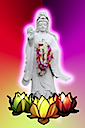 QuanYin with Lotus lamps